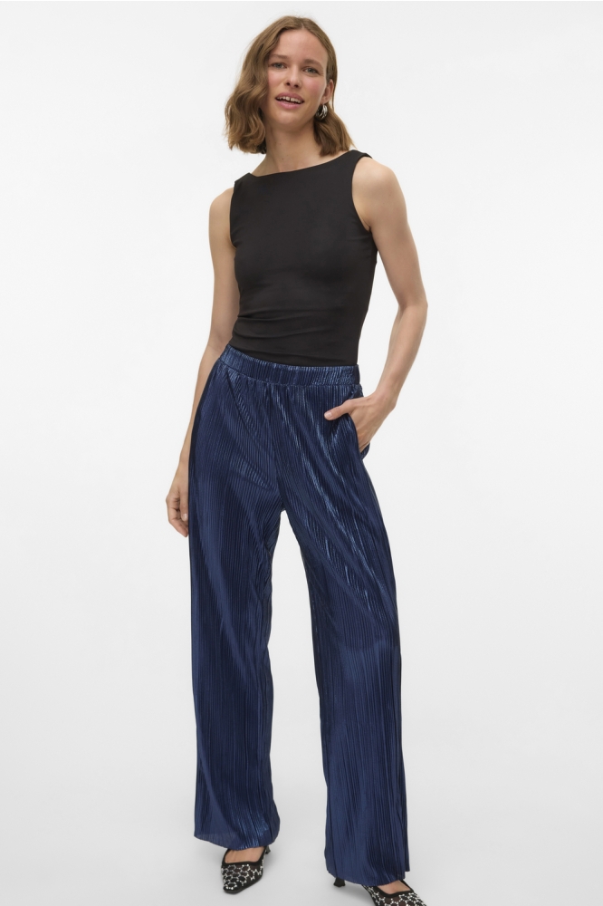 VMDUVI HW WIDE PANT JRS BTQ GA 10329787 NAVY BLAZER